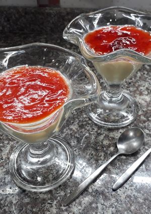 Una foto de Panacota/Panna cotta