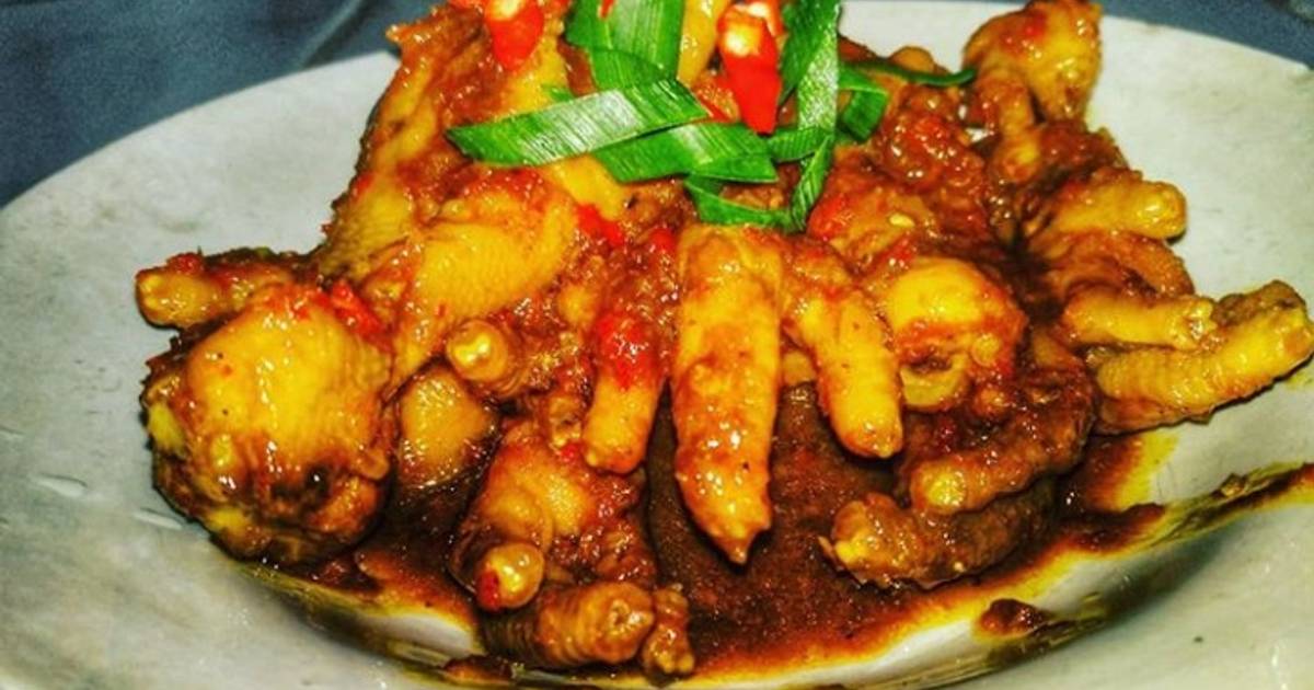 Resep Ceker Ayam Pedas Oleh Rinnaa~ Cookpad