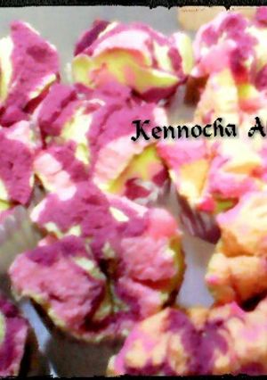 Foto resep Bolu Kukus PurPink ( purple n pink ) Mekar Merekah