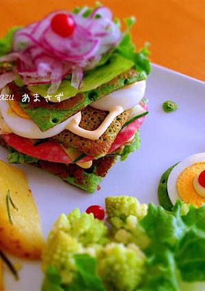 Foto di Pancake agli spinaci