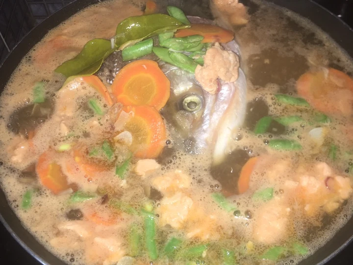 Langkah Gampang Membikin Resep Sup kepala salmon yang  Bikin Ketagihan Anti Ribet, Menggugah Selera