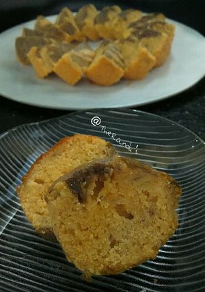 Foto resep Banana Marble Cake
