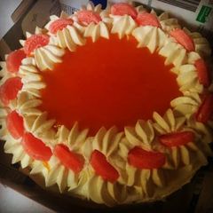 Orange cake🍊🎂 A picture of Orange cake🍊🎂.