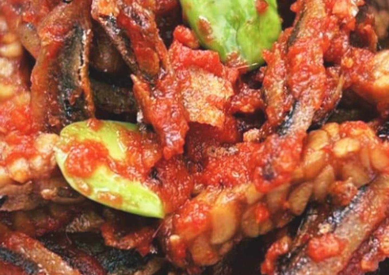 Sambal Tempe Teri Petai