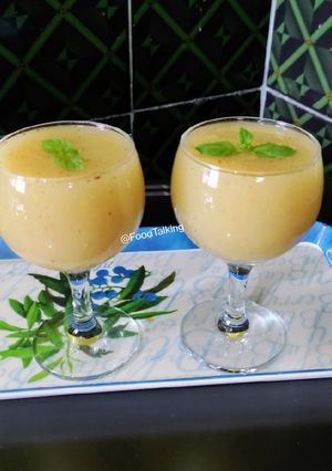 A picture of Half Ripen Mango 🥭 Drink(Amm Panna).