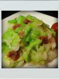 ■Easy Side Dish■ Umeboshi and Bonito Flake Cabbage for Large Batches