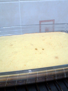 A picture of orange cake.