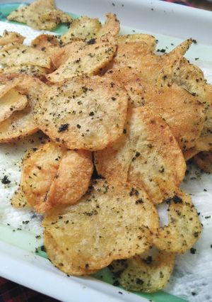 Foto resep Potato chips seaweed homemade (mpasi 1y+)