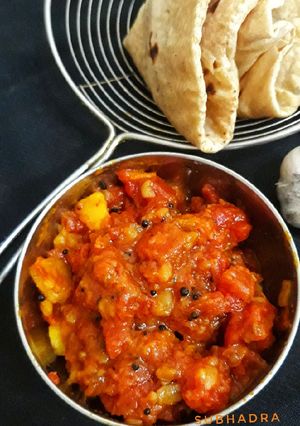 A picture of Carrot curry.