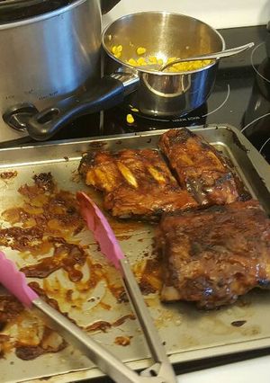 A picture of Slow Cooker Baby Back Ribs.