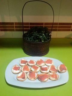 Una foto de Tartaletas de salmón