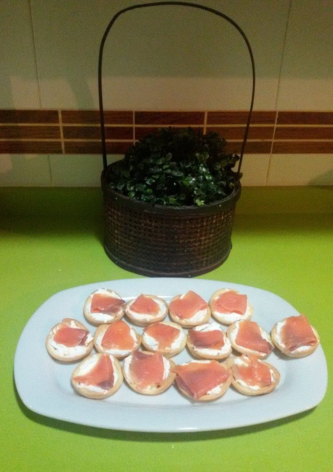 Una foto de Tartaletas de salmón