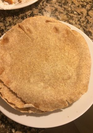 Una foto de Tapas para tacos y quesadillas de harina integral!