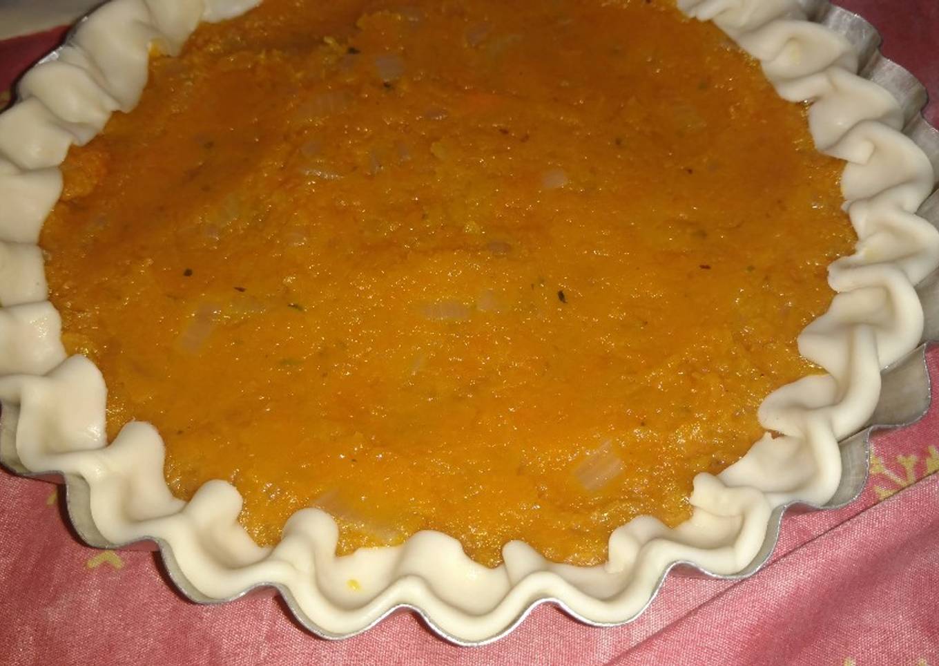 Tarta simple de calabaza