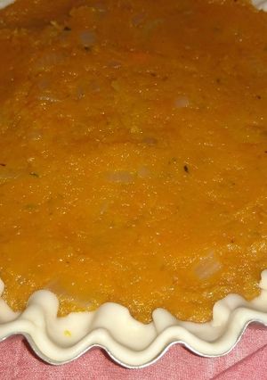 Una foto de Tarta simple de calabaza