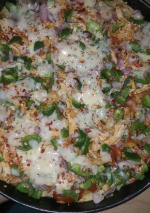 A picture of Pizza fries.