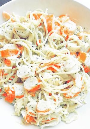 Une photo de Pâtes au surimi