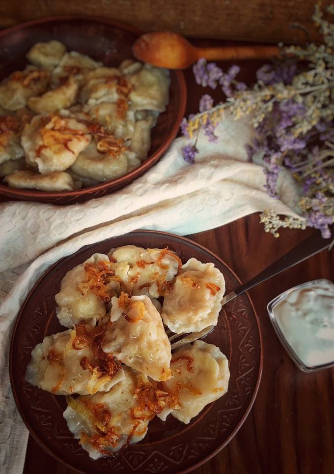 Вареники с картошкой🥟