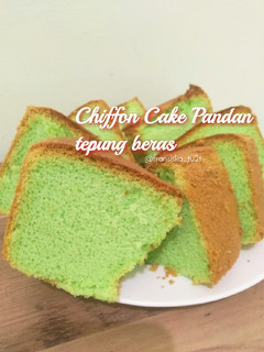 Foto resep Chiffon Cake Pandan Tepung Beras