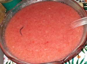 Una foto de Ponche de Frutillas