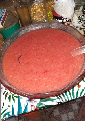 Una foto de Ponche de Frutillas