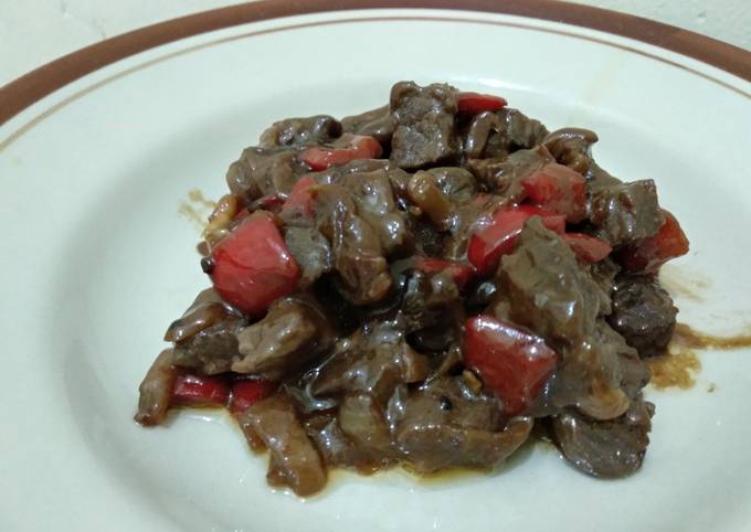 Resep Daging Sapi Blackpaper : Resep Unggulan Sapi Lada Hitam