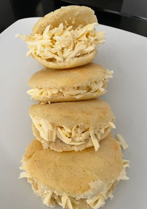 Una foto de Arepa