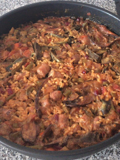 Una foto de Arroz de huerta y montaña