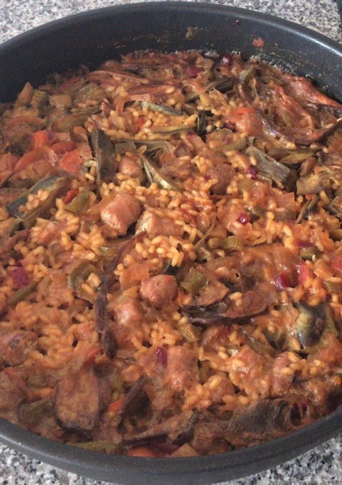 Una foto de Arroz de huerta y montaña