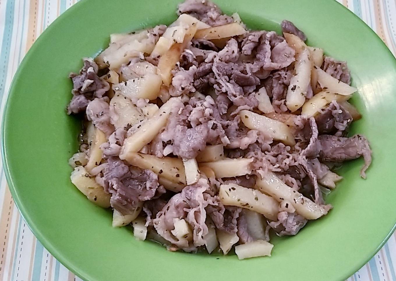 Daging iris Kentang