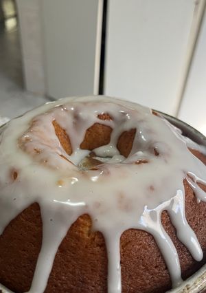 Una foto de Budín de naranja esponjoso