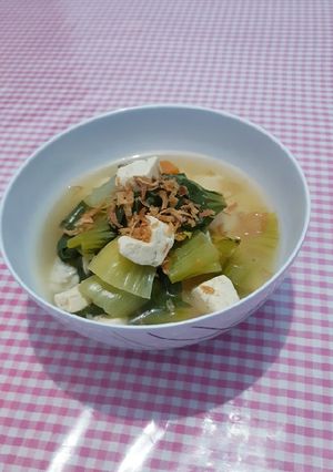 Foto resep 43. Sop pakcoy tahu putih