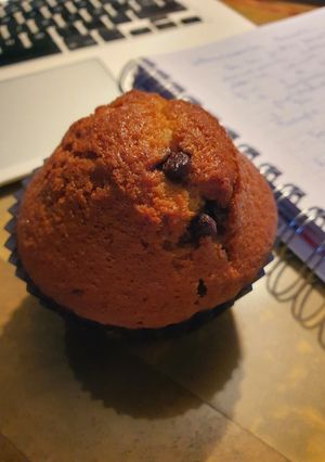 Una foto de Muffins con chips de chocolate