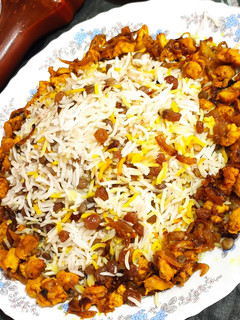 عکسی از دستور عدس پلو