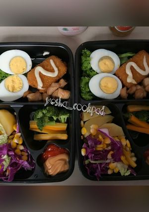 Foto resep Salad sayur (dressing salad with cheese mayo & italian sauce)