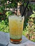 Iced Sunkist Matcha with Honey