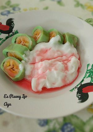 Foto resep Es Pisang Ijo Anti Gagal