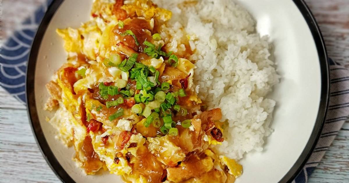Resep Nasi Telur Hongkong Favorit Bunda