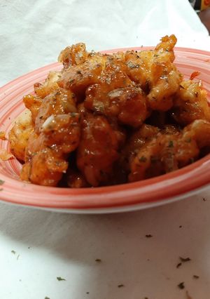 Foto resep Ayam Popcorn Saus Honey-Butter