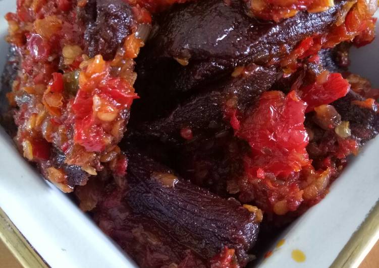Cara Membuat Dendeng balado Enak Terbaru