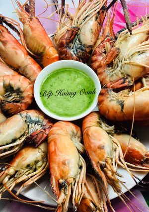 Hình của món Tôm Hấp Nước Dừa🦐🦐🦐.