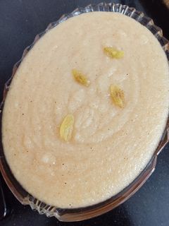 A picture of Sooji Ka Halwa 😋😋.