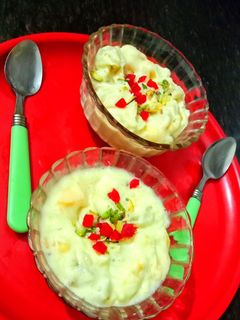 फ्रूट क्रीम (Fruit Cream recipe in Hindi) रेसिपी मुख्य फोटो
