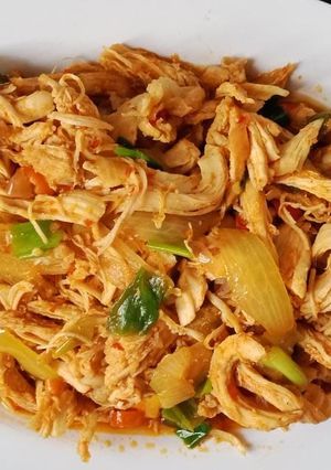 Foto resep Ayam Suwir Pedas