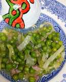 Guisantes con jamón a la francesa