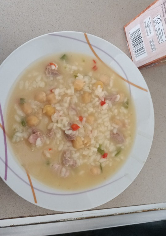 Una foto de Arroz caldoso con pavo