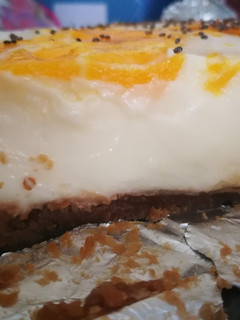 Una foto de Cheesecake de limón en robot