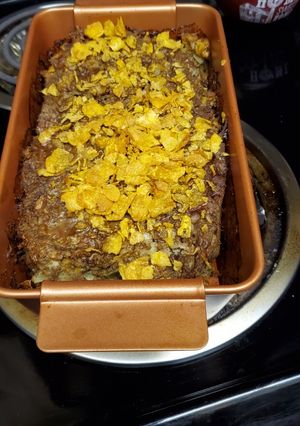 A picture of Spoon Meatloaf. Mommy's Recipe.