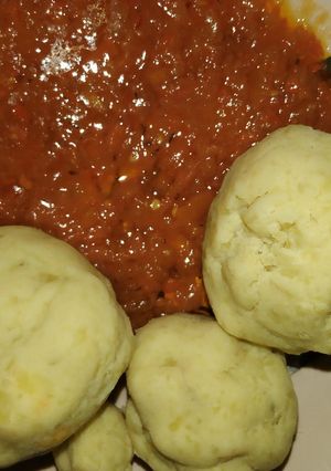 A picture of Mashed potatoes.