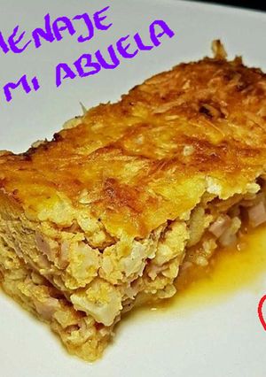 Una foto de Torta de coliflor